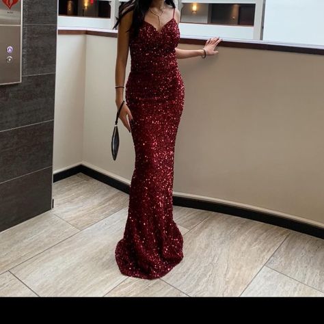 Red Sparkle Dress Prom, Red Sparkly Formal Dress, Red Glittery Prom Dress, Marron Prom Dress, Red Sparkle Prom Dress, Red Sparkly Prom Dresses, Mermaid Tail Prom Dress, Red Glittery Dress, Red Sparkly Prom Dress