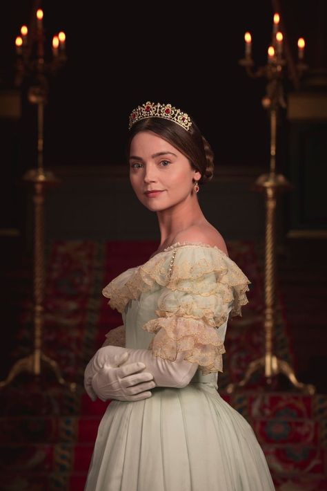 Jenna Coleman plays Queen Victoria. Queen Victoria Series, Victoria Masterpiece, Victoria Pbs, Victoria Jenna Coleman, Victoria Tv Show, Victoria 2016, Victoria Itv, Charlene Von Monaco, Victoria Series