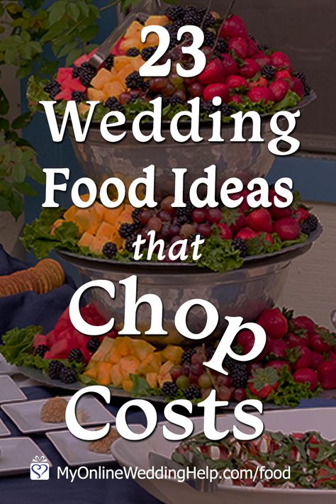 Cheap Wedding Food, Wedding Reception Food Buffet, Food Ideas On A Budget, Wedding Meals, Wedding Food Bars, Cocktail Hour Food, Reception Food Ideas, Menu Sans Gluten, Diy Wedding Food