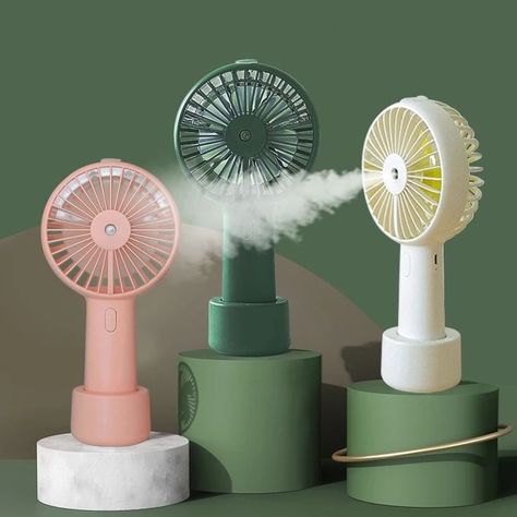 Hadiah Diy, Air Fan, Portable Humidifier, Portable Fans, Desk Fan, Small Fan, Portable Fan, Mini Fan, Electric Fan