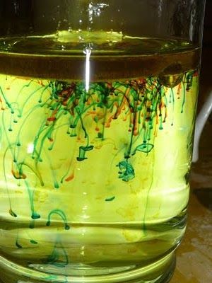 Vetenskapliga Experiment, Kid Science, Oil And Water, Mad Science, Weird Science, Library Programs, Preschool Science, Program Ideas, Science Experiment