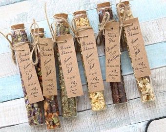 Tea Party Bridal Shower Favors, Bridal Shower Tea Party Theme, Tea Sampler Gift, Tea Bag Favors, Blackberry Tea, Lemon Balm Tea, Tea Wedding Favors, Love Is Brewing, Tea Favors