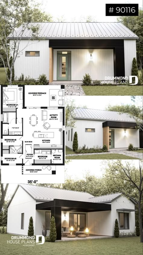 1200 Sf 3 Bedroom House Plans, Economical Floor Plans, Small House 3 Bedroom Plans, 3 Bedroom Scandinavian House, Small House Plan 3 Bedroom, Small Energy Efficient House Plans, Minimalist House Plans 3 Bedroom, 3 Bedroom One Floor House Plans, Simple And Cheap House Designs