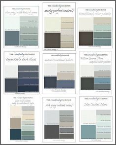 The Creativity Exchange, Choosing Paint, Pintura Exterior, Perfect Paint Color, Paint Color Schemes, 아파트 인테리어, Interior Paint Colors, Shades Of Gray, Chic Living