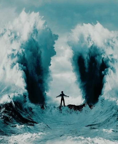 Alyssa Johnson, Ocean Waves Photos, Pjo Dr, Waves Photos, Dreamy Artwork, Water Powers, Motion Graphics Inspiration, Animation Artwork, Motion Design Animation