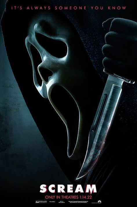 Scream Film, Scream Movie Poster, Brandon James, Scream Movies, David Arquette, Horror Slashers, Neve Campbell, Scream Franchise, Scream Ghostface