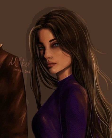 Juliette Ferrars Fanart, Juliette Ferrars, Shatter Me, A Woman, Hair, Blue, Art