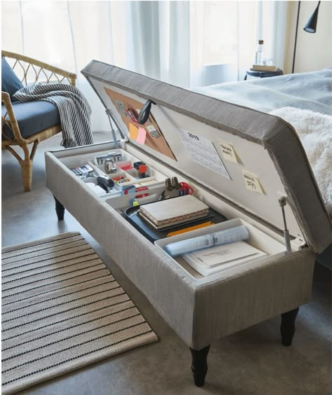 Stocksund Bench, Design Ložnic, Home Office Storage, Craft Room Storage, Room Inspiration Bedroom, Room Ideas Bedroom, Home Room Design, Homecoming Hairstyles, Home Decor Tips