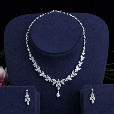 Bride Jewelry Set, Diamond Accessories, European Jewelry, Bridal Wedding Earrings, Wedding Women, Wedding Earrings Drop, Bridal Jewelry Set, Gem Earrings, Costume Necklaces