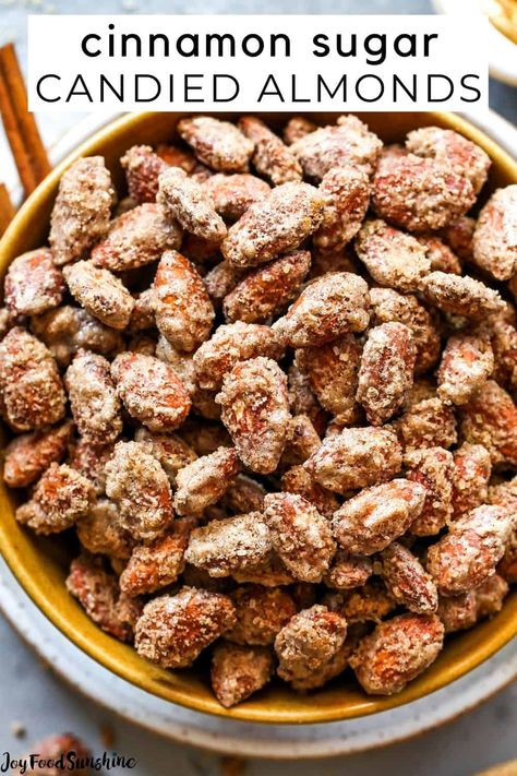 Cinnamon Sugar Almonds, Candy Almonds Recipe, Roasted Almonds Recipe, Cinnamon Roasted Almonds, Make Your House Smell Amazing, Nut Butter Recipes, Flavored Nuts, Cinnamon Candy, Candied Almonds