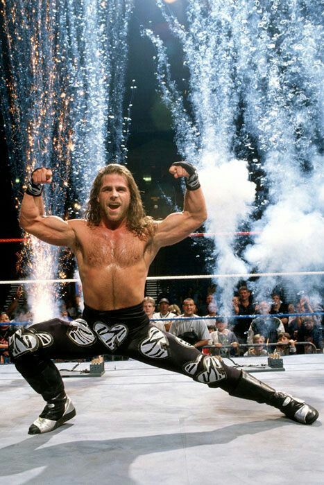 Shawn Michaels - Heart Break Kid --A cocky, confident heartbreaker from San Antonio, Texas, HBK started off his career as one half of The Rockers and ended it in a classic match with The Undertaker at WrestleMania XXVI. Hbk Shawn Michaels, Wwe Shawn Michaels, Famous Wrestlers, Wwf Superstars, The Heartbreak Kid, Le Catch, John Rambo, Watch Wrestling, Wwe Pictures