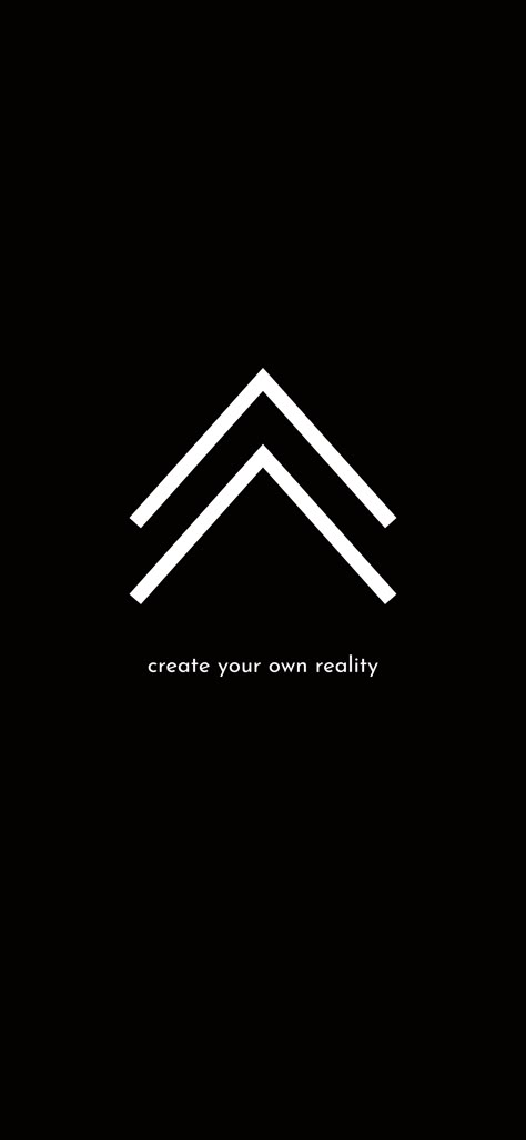 Aesthetic Symbol Tattoo, Create Reality Tattoo, Viking Tattoo Create Your Own Reality, Symbol With Deep Meaning, Viking Symbol Create Your Own Reality Tattoo, Create Own Reality Tattoo, Minimal Black Wallpaper Aesthetic, Minimal Tattoo With Deep Meaning, Make Your Own Reality Tattoo