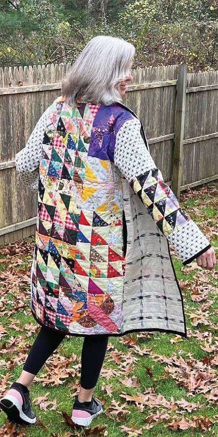 Quilt Coats: 4 Designers Share Their Style Quilt Jacket Pattern, Quilt Coat Pattern, Quilted Sweatshirt Jacket, Quilted Coat Pattern, Coat Inspiration, Quilt Coats, Quilted Jacket Pattern, Diy Coat, Quilted Clothing