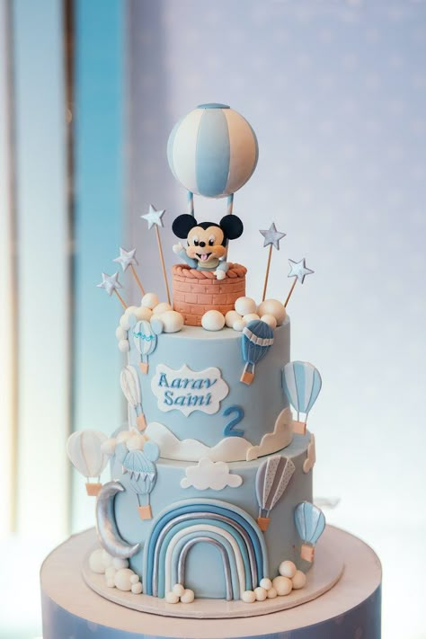 1st Birthday Cake Designs For Boys, 1st Birthday Cake Ideas For Boys, 1st Bday Cake For Boy, Birthday Cake For Baby Boy, Baby Boy Cake Ideas, Mickey Birthday Party Ideas, 1st Birthday Cake Boy, Baby Mickey Cake, Baby Mickey Mouse Cake