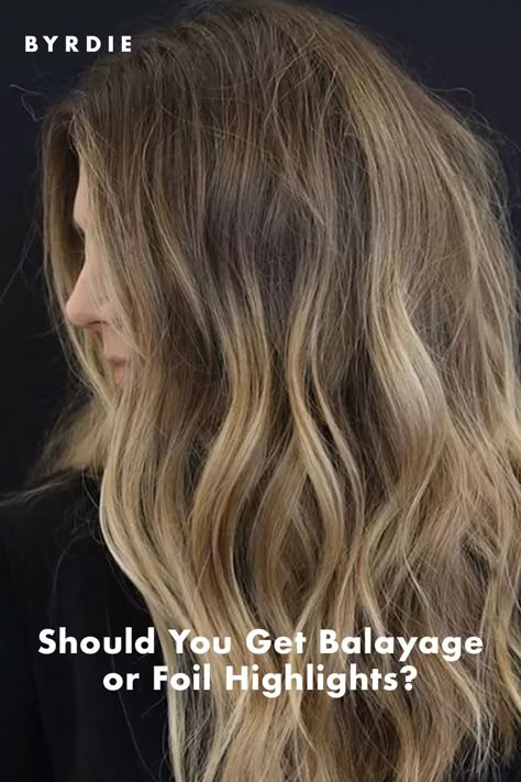 Highlights After Balayage, Balayage Or Highlights, Balayage With Depth, Difference Between Balayage And Foils, Balayage In Straight Hair, Full Balayage Blonde On Brown Hair, Biology Hair Balayage, Blonde Lived In Highlights, Highlights Vs Balayage Blondes