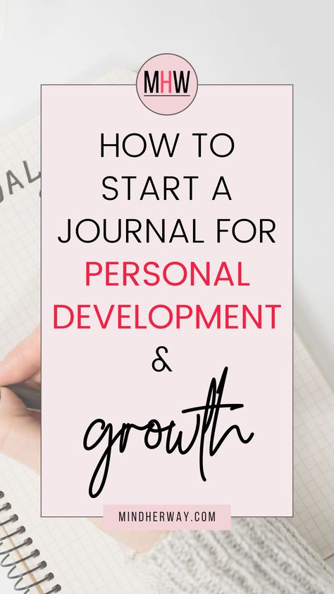 Learn how to start a journal for personal development. The ultimate guide for beginners on how to start a journal. Includes journaling tips, benefits of journaling, different kinds of journals, journaling supplies and how keeping a daily journal will help your personal developmet journey. Starting A Journal, Start A Journal, Benefits Of Journaling, Mom Journal, Journaling Tips, Start Journaling, Think Positive Thoughts, Types Of Journals, Journal Questions