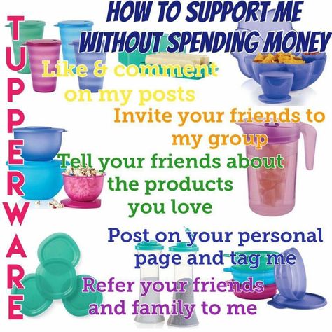 #support #like #comment #share #tag #join #invite #post #refer #thankyou Tupperware with Danielle #ladyintupperware Tupperware Games, Tupperware Logo, Industrial Diy Projects, Tupperware Pressure Cooker, Tupperware Party Ideas, Facebook Party Games, Tupperware Organizing, Home Party Ideas, Online Party Games