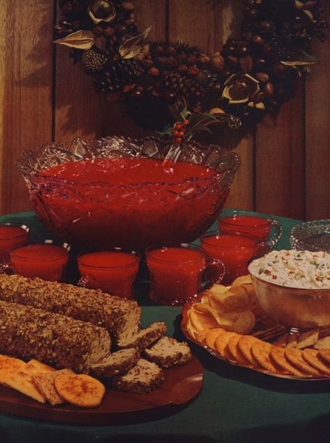 For Throwback Thursday, we're partying like it's 1979, Bon Appétit Style. 35 years ago, we could definitely see ourselves following this advice: When in doubt, "Start Every Party with a Cheese Log"! Click on the photo for more. | Formaggi | via @Bonnie Helton Appetit Magazine 70s Dinner Party, 1970s Food, 70s Food, 1970s Party, 70s Party Theme, 70s Theme Party, Vintage Christmas Party, Food Shots, Cheese Log