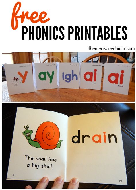 Free Phonics Printables, The Measured Mom, Phonics Printables, Measured Mom, Y Words, Phonics Free, Phonics Books, Reading Specialist, Practice Reading