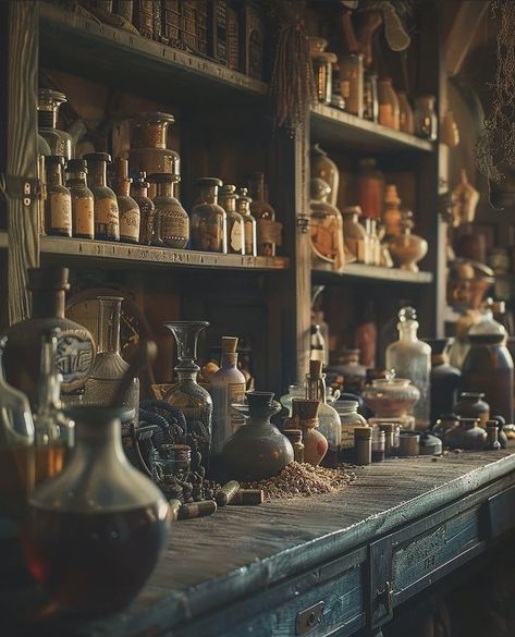 Uncle Monty House, Room Drawing Ideas, Apothecary Cabinet Diy, Witch Moodboard, Potion Room, Witchy Party, Gothic Victorian House, Apothecary Kitchen, Dark Academia Interior