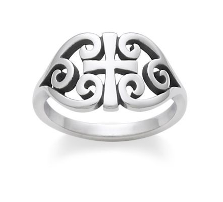 Scroll Cross Ring | James Avery James Avery Rings, James Avery Artisan Jewelry, James Avery Charms, James Avery Jewelry, Sterling Silver Jewelry Rings, James Avery, Cross Ring, Cross Jewelry, Christmas Wish