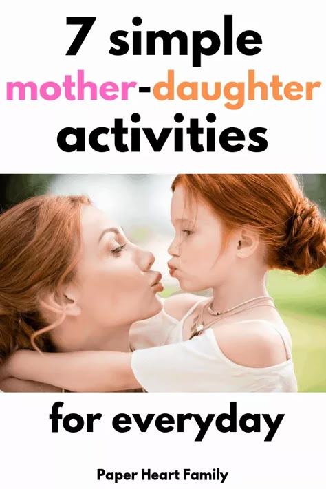 92 Mother-Daughter Activities You'll Both Enjoy Mother Daughter Activity Days Ideas, Mom Daughter Activities, Mommy Daughter Activities, Mommy Daughter Dates, Mother Daughter Activities, Daughter Bonding, Mother Daughter Dates, Daughter Activities, Mom Challenge