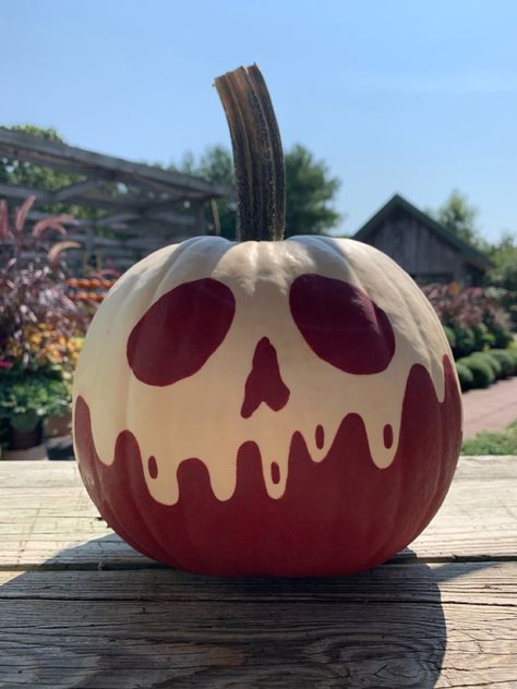 White Pumkin Decoration, Pumpkins For Halloween Ideas, Paint Witch Pumpkin, Brown Pumpkin Painting Ideas, Pumpkin Paint Inspiration, Painting Foam Pumpkin Ideas, Painting Pumpkins Simple, Halloween Painting Ideas On Pumpkins, Jackolantern Painting Ideas