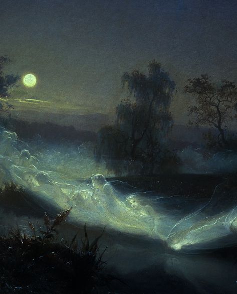 𝔙𝔞𝔪𝔭𝔦𝔯𝔞 on Twitter: "Dancing Fairies, 1866, by August Malmström.… " Academia Aesthetics, Fairies Dancing, Ethereal Aesthetic, Art Aesthetics, Fairytale Art, Witch Aesthetic, Aesthetic Painting, Ethereal Art, Playlist Covers