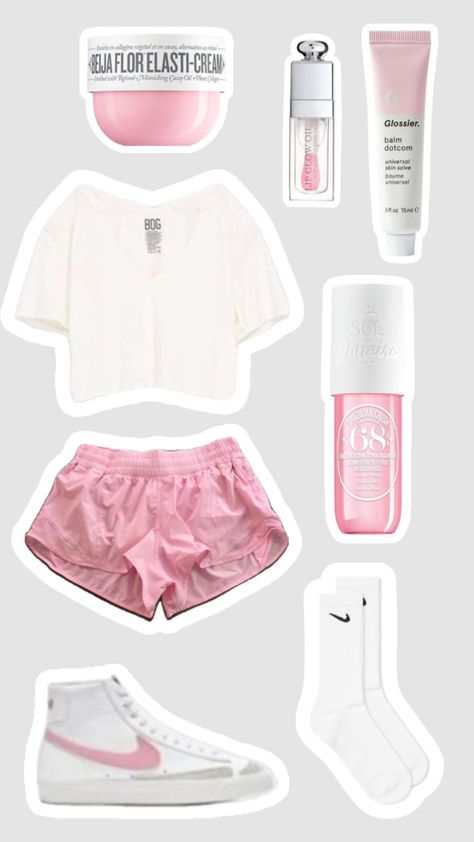 Summer Shuffles, Cute Pink Aesthetic, Shuffles Preppy, Preppy Outfits For School, Preppy Inspiration, Preppy Spring, Preppy Fits, Summer Outfits For Teens, Fitness Wear Outfits