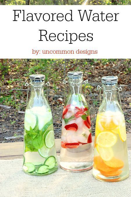 Refreshment has never tasted so good.  These naturally flavored water recipes are sure to keep you delightfully hydrated! www.uncommondesignsonline.com Fruit Infused Water Recipes, Flavored Water Recipes, Infused Water Recipes, Resep Diet, Fruit Infused Water, Fruit Water, Water Recipes, Flavored Water, Infused Water