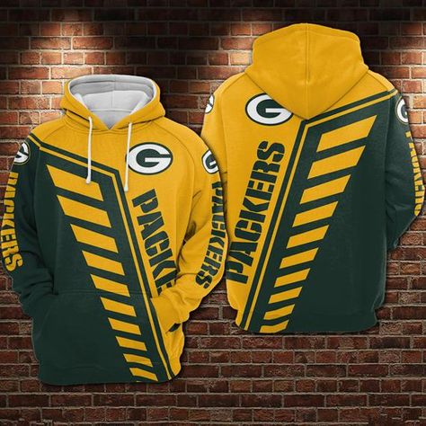 Green Bay Packers Hoodie, Nfl Packers, Dads Clothes, Cut Sweatshirts, 3d Shirt, 3d Hoodie, Funny Hoodies, Personalized Hoodies, Comfy Hoodies