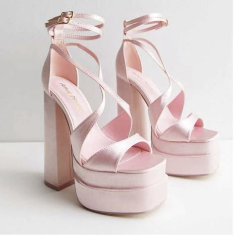 Pink Platform Heels, Hak Tinggi, Pretty Heels, Pink Platform, Dr Shoes, Pink Platforms, Cute Shoes Heels, Fashion Shoes Heels, Public Desire