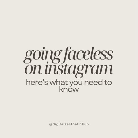 Thinking About Going Faceless on Instagram? Here’s the Scoop! 🌸 Opting for a faceless presence can uniquely highlight your brand, emphasizing what you offer over who you are. Here’s a sweet and simple guide to help you embrace this approach: 1. Privacy Protection: A faceless account keeps your identity secure, perfect for those who cherish privacy while still connecting with a broad audience. 2. Brand-centric Focus: Puts your products or services in the limelight, strengthening your brand’... Faceless Account, Accounting, Need To Know, Quick Saves, Instagram