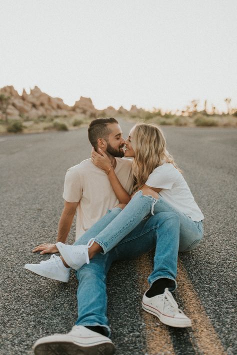 joshua tree fun summer engagement session asha bailey photography destination wedding photographer Engagement Picture Outfits, Cute Engagement Photos, Couple Engagement Pictures, Engagement Pictures Poses, Shotting Photo, Couple Picture Poses, Cute Couple Poses, Engagement Photo Poses, Couple Photoshoot Poses