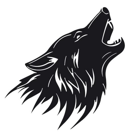 Wolf Emblem, Ice Wolf, Wolf Black And White, Butterfly Tattoos Images, Are Tattoos, Wolf Black, Small Chest Tattoos, Cool Symbols, Bull Art