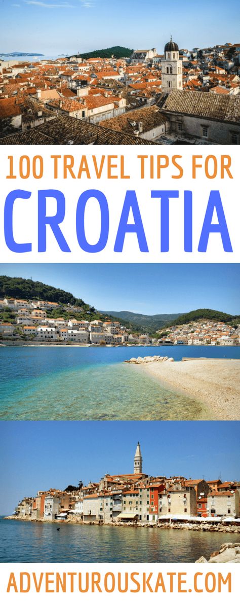 100 Travel Tips for Croatia - Adventurous Kate : Adventurous Kate Croatia Vacation Outfits, Croatia Food, Sailing Croatia, Croatia Vacation, Croatia Travel Guide, Croatian Islands, Krka National Park, Travel Croatia, Visit Croatia