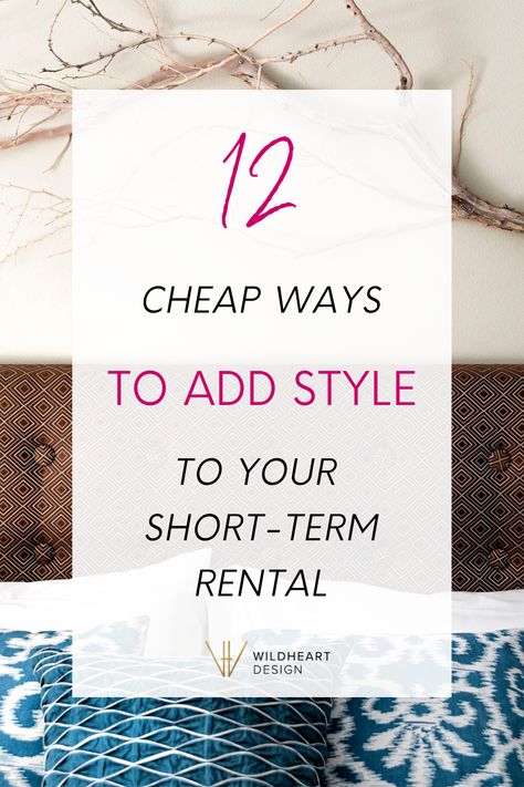 So many vacation rentals lack the final layer of polish and style to take them to the next level. Fear not, adding style to your vacation rental doesn’t have to cost a lot. Here are twelve budget ways to add style to your short-term rental! Holiday Rental Ideas, Furnished Rental Checklist, Vacation Rental Decor Ideas Beach Houses, Short Term Rental Ideas, Short Term Rental Interior Design, Long Term Rental Property Tips, Furnishing A Rental Property, Short Term Rental Bedroom Ideas, Short Term Rental Property Management