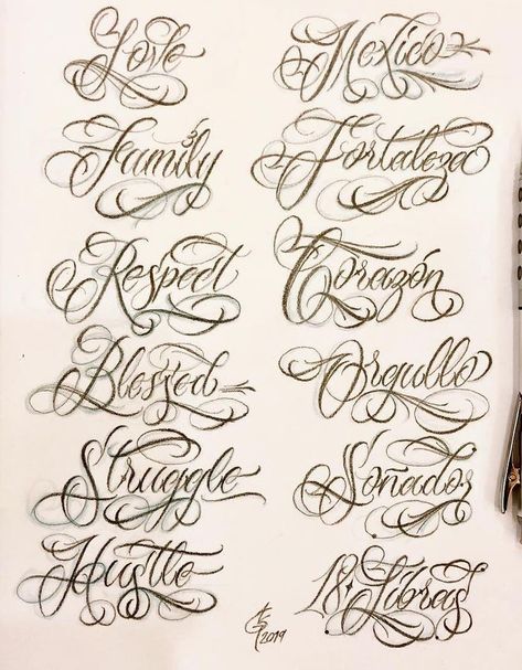 Fancy Script Lettering Tattoo, Name Tattoos Fonts Lettering, Writing Tattoos For Women On Arm Sleeve, Tattoo Stencils Lettering, Miles Tattoo Name, Script Lettering Tattoo Calligraphy, Lettering Fonts For Tattoos, Shawn Tattoo Name, Chicano Tattoo Font Alphabet