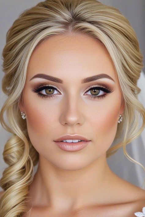 Golden Hour Glow, bridal makeup, wedding makeup, bridal makeup look Luminous Makeup Look, Mood Wedding, Fab Mood, Golden Bc, Glam Wedding Makeup, Prom Makeup Looks, Bridesmaid Hair Makeup, Makeup Bridal, Wedding Makeup Looks