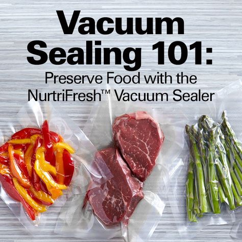 Vacume Seal Food, Vacuum Sealing Recipes, Vacuum Sealing Fresh Vegetables, Vacuum Sealing Vegetables, How To Vacuum Seal Food, What Foods Can You Vacuum Seal, Vaccume Sealer For Food Storage, Vacuum Seal Food Prep, Food Sealer Ideas