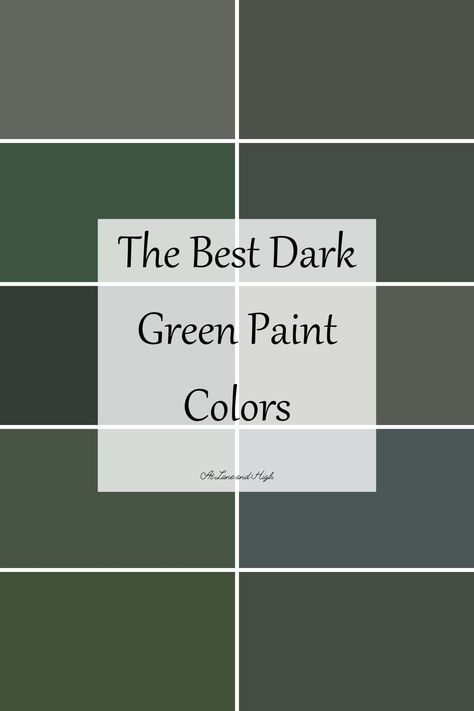 One of the most on trend paint colors right now is green. And one of the biggest trends is to go dark and moody. So I thought I would bring you the best dark green paint colors for your home! Deep Teal Paint Colors, Dark Blue Green Paint, Dark Moody Paint Colors, Best Dark Green Paint Colors, Best Dark Green Paint, Forest Green Paint Color, Sherwin Williams Paint Colors Green, Dark Green Paint Colors, Green Wall Paint Colors