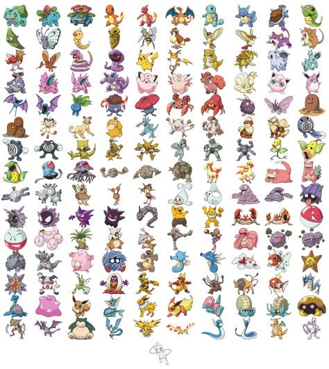 Pokemon First Generation, Pokemon Species, Green Pokemon, Pokemon Blue, Pokemon Poster, Pokemon Red, Gaming Anime, Anime Animation, Pokemon Fan Art