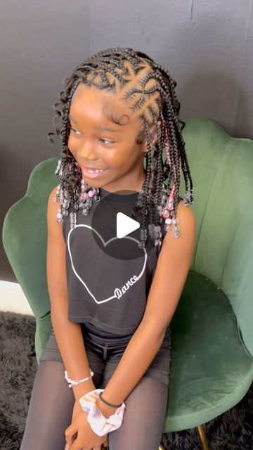 𝐍𝐚𝐭𝐮𝐫𝐚𝐥 𝐛𝐲 𝐓𝐢𝐚𝐣𝐚𝐝𝐞 🇯🇲 on Instagram: "Kiddie boho tribal braids🔥 Click link in bio && BOOK TODAY ! Sewins, Knotless Plaits, Braids & more #naturalhairbytia #orlandobraids #braidedponytails #braids #feedinbraids #braidsforkids #explorepage #littlegirlbraids #kidsbraidstyles #kidsbraids #kidshairstyles #orlandoknotless #braider #feedins #knotlessbraids #explore #kidbraiders #creativebraids #naturalbraids #neatbraids #beadsandbraids #stitchbraids #howtobraid #tampahairstylist" Kiddie Knotless Braids, Boho Kids Braids, Kid Boho Knotless Braids, Boho Braids On Kids, Plait Hairstyles For Kids, Lil Kids Braiding Hairstyles, Knotless Braids Hairstyles For Kids, Kids Boho Knotless Braids, Natural Braids For Kids