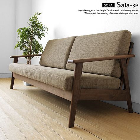 Wooden Frame Sofa, Sofa Wooden, Sofa Wood Frame, Sofa Design Wood, Wooden Sofa Set Designs, Wooden Sofa Designs, Sofa Bed Design, Modern Style Furniture, Wooden Sofa Set