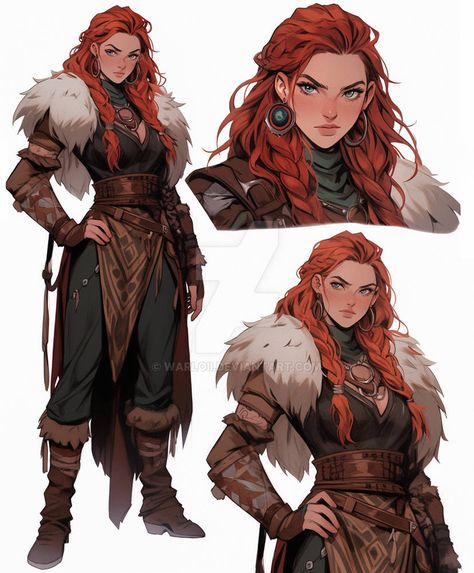 Viking Character, Female Character Concept, Dnd Art, Arte Fantasy, Female Character Design, Character Design References, Fantasy Clothing, Character Creation, Fantasy Fashion