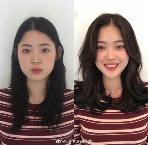 Hairstyles For Asian Round Faces, Asian Hairstyles For Round Face, Thick Hair Haircut Round Faces, Round Face Best Haircut, Haircut Idea For Round Face, Round Face Asian Haircuts, Medium Hair Styles Asian, Long Hair For Round Faces, Short Round Face Hairstyles