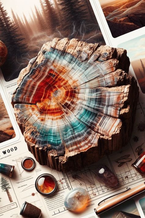 Explore the mesmerizing world of petrified wood and uncover its age-old secrets. Find out exactly how old petrified wood is and delve into its ancient origins with this comprehensive guide. Rock Tumbling, Petrified Forest National Park, Fossilized Wood, Fossil Hunting, Petrified Forest, Gemstone Art, Wood Sample, Sedimentary Rocks, Ancient Origins