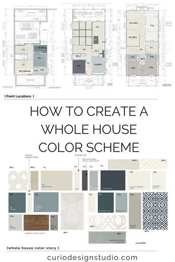 Whole House Color Scheme, Interior Paint Colors Schemes, House Color Palettes, House Color Schemes, Colors For Home, House Color, Design Seeds, Interior Paint Colors, Face Lift