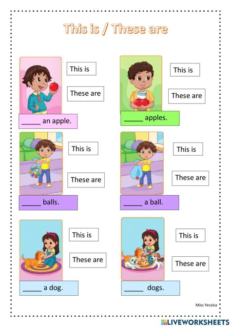 This is - these are worksheet for grade 2 Activities For Grade 1 English, This And That Worksheet For Grade 1, This Is Worksheet, English For 2nd Grade, This Is And That Is Worksheet For Kids, This Or These, Grade2 English Worksheet, Grade 2 Learning Activities, This And These Worksheets