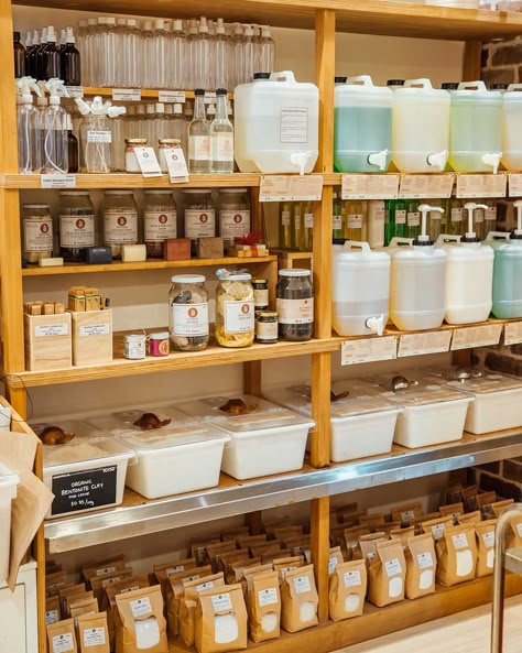 Refill Store, Zero Waste Grocery Store, Apothecary Design, Bulk Store, Aussie Food, Zero Waste Store, Plastic Free July, Grocery Store Design, Eco Store